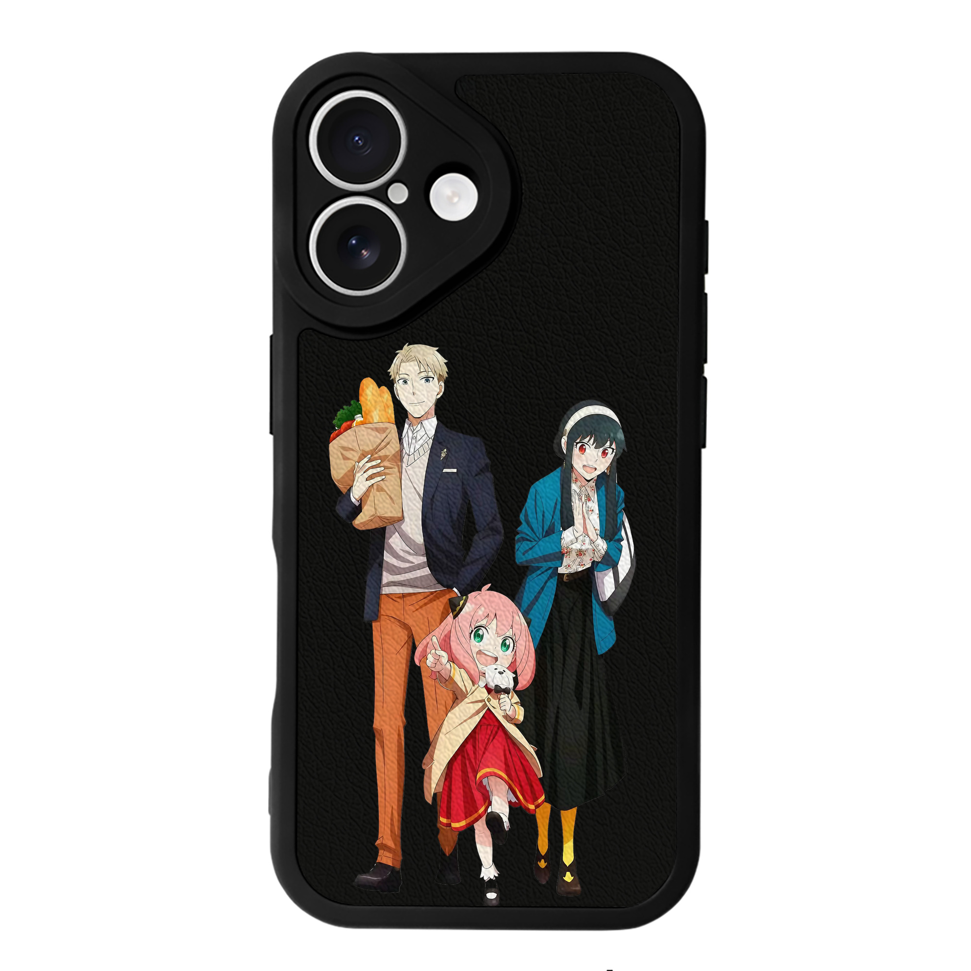 （画像用） SPY×FAMILY间谍家家酒 【iPhone 16シリーズ対応】シリコンスマホケース（レザー調） 材質：シリコン